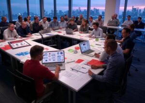 Professionals and Executives Staying updated on industry news or relevant content